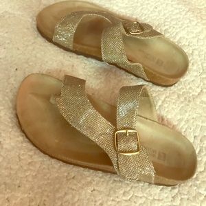 Glitter sandals by White Mountain